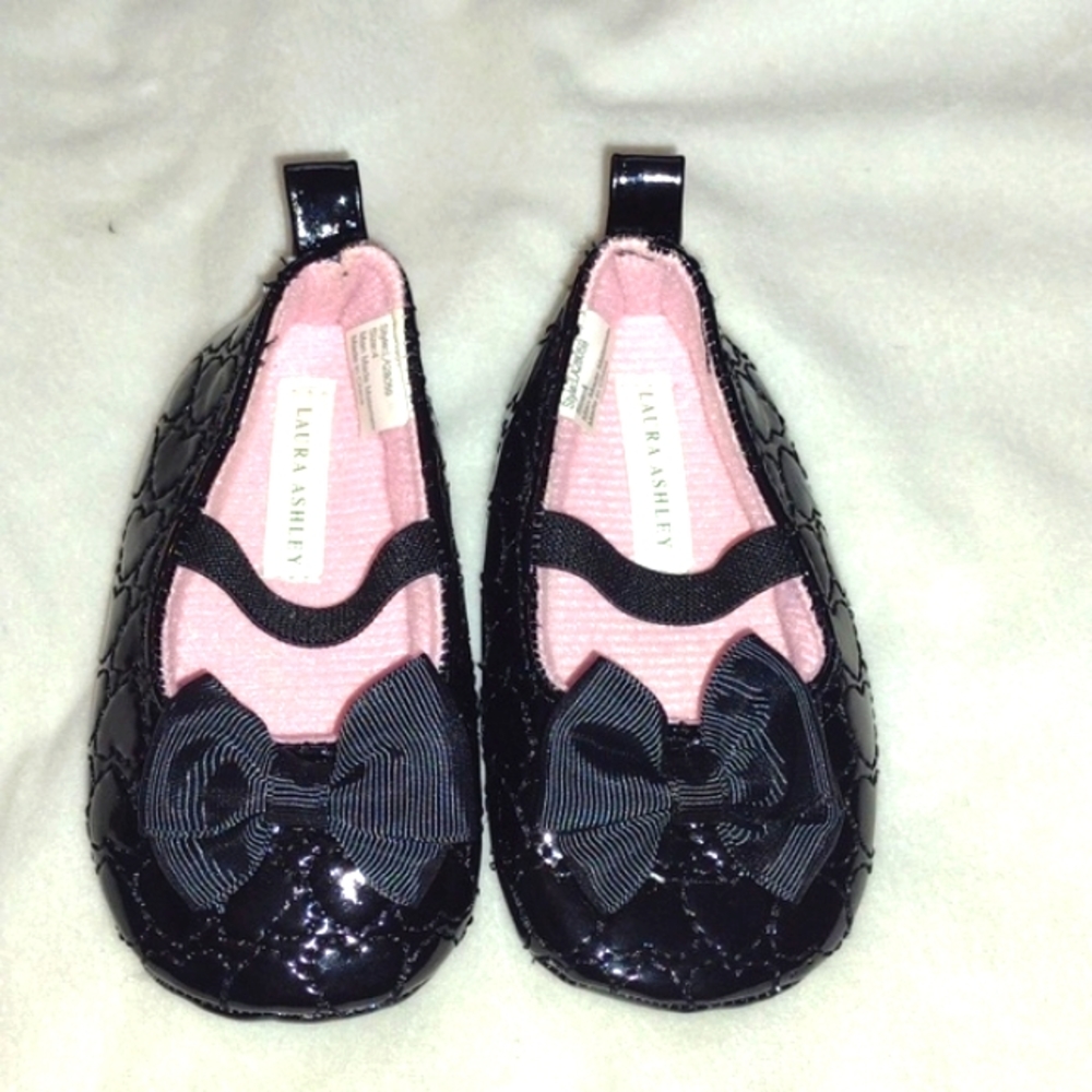 Black Ballet Flat Dress shoes Baby Size 4